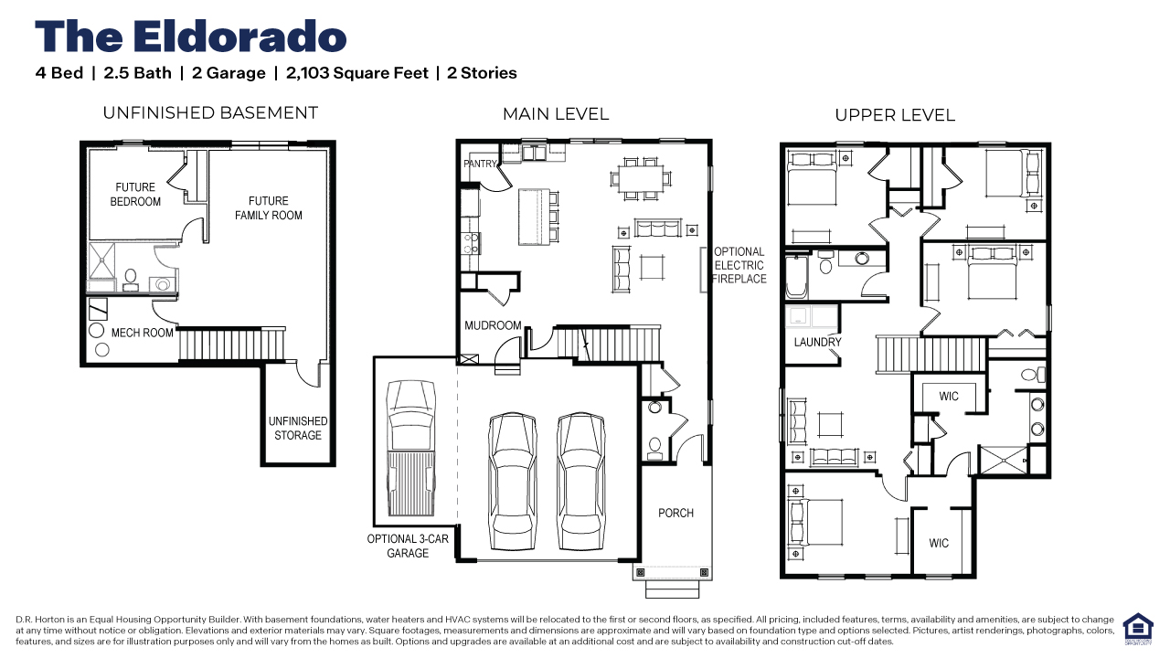 Floor plan with a basement.