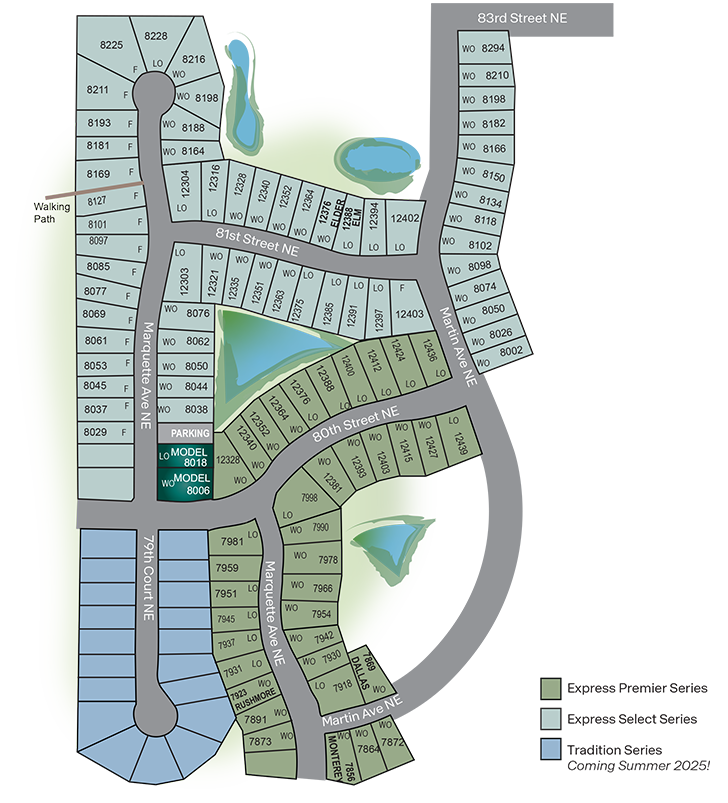 Static Lot Map