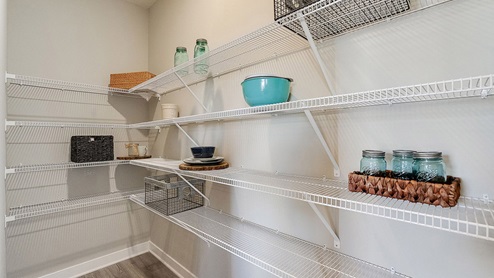 walkin pantry of the adams plan.