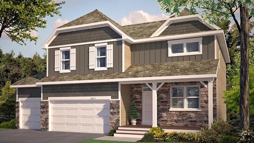 New Home in Chaska, Minnesota at Oak Creek by D.R. Horton.