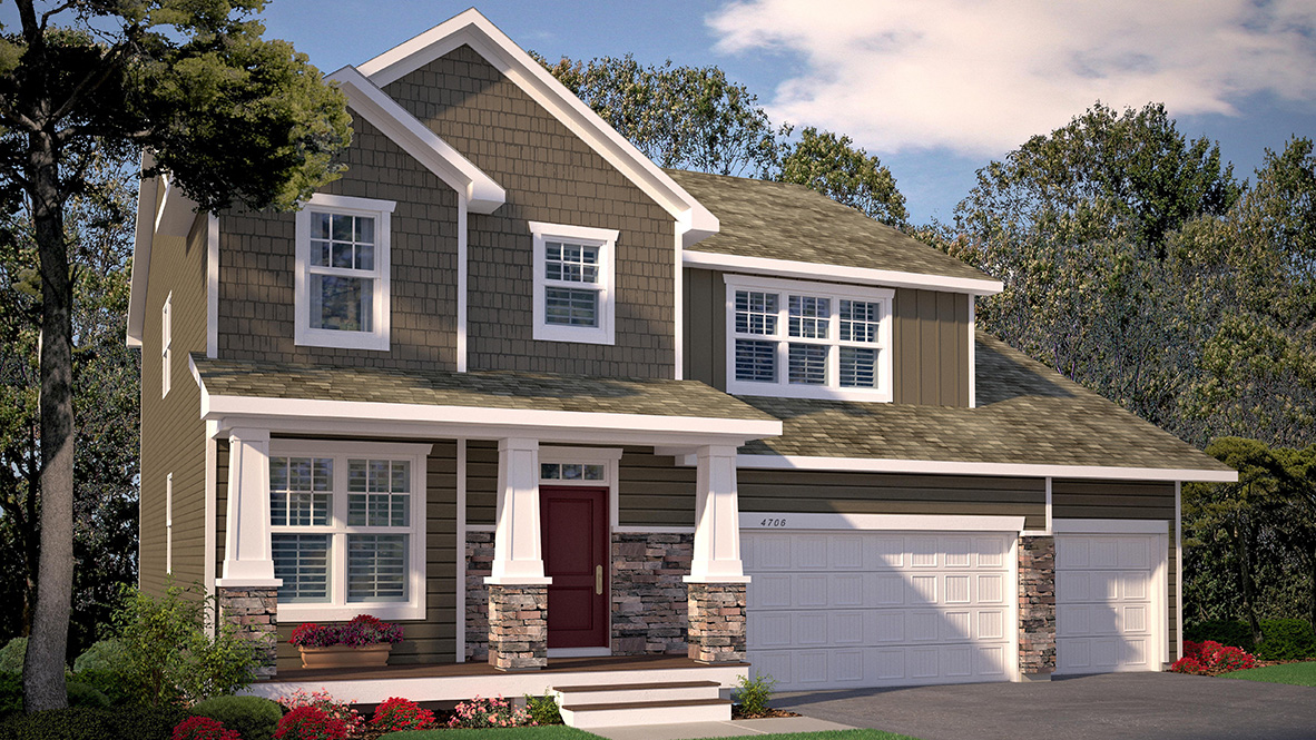 New Home in Chaska, Minnesota at Oak Creek by D.R. Horton.