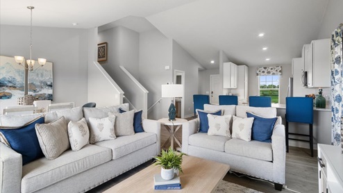 Vaulted main level ceilings