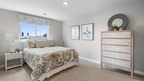 Lower level bedroom.