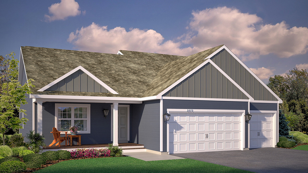Exterior elevation rendering.