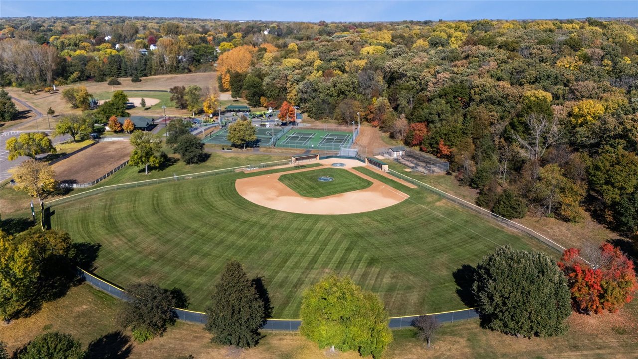 Aerial View of Woodridge Park in Cottage Grove, Minnesota