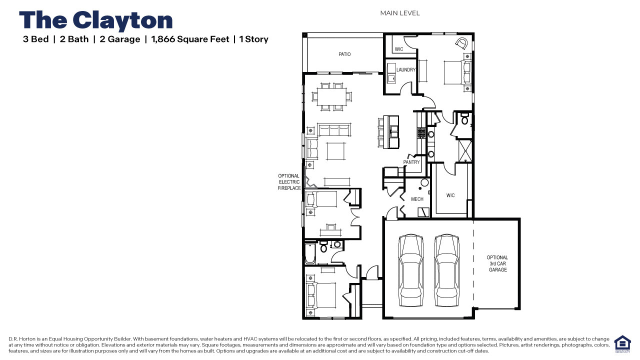 Clayton floor plan.