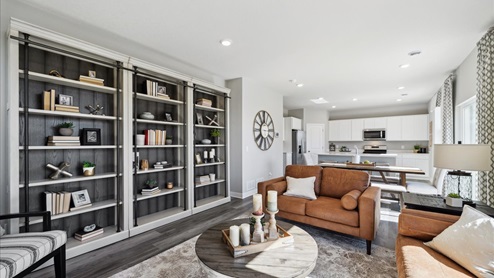 The holcombe plan main level.