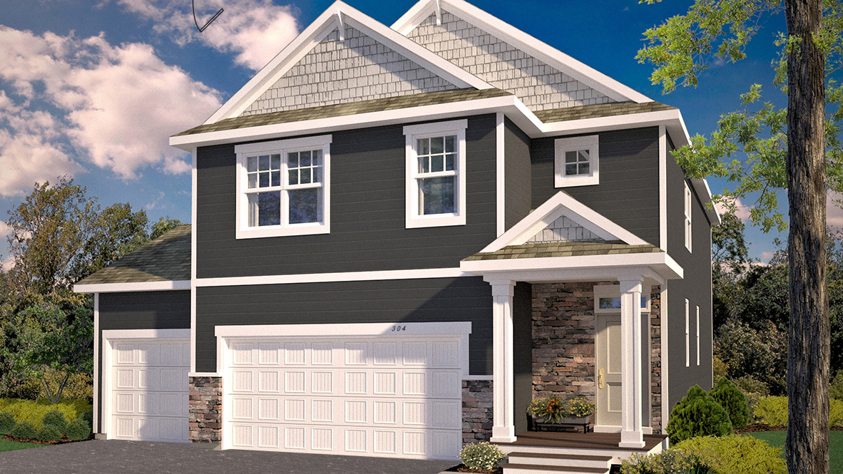 New Home in Rogers, Minnesota at Harvest View by D.R. Horton.