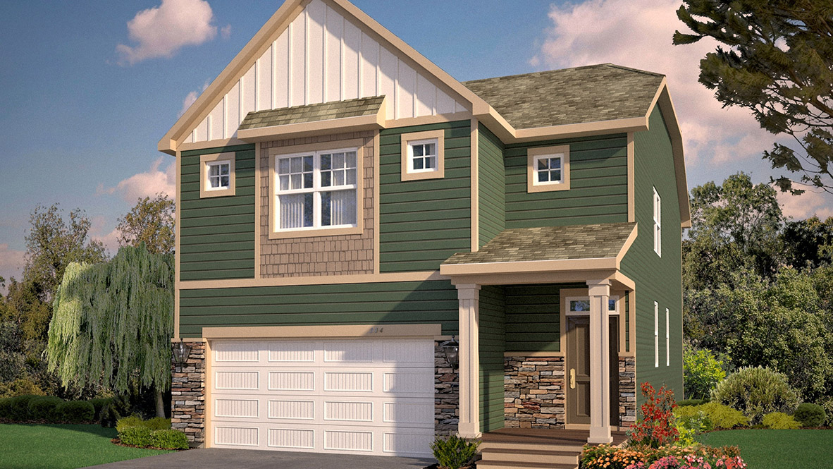 New Home in Rogers, Minnesota at Harvest View by D.R. Horton.