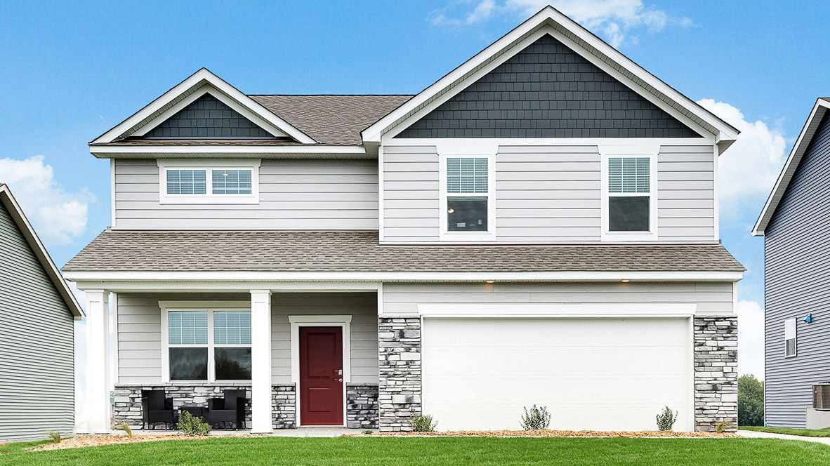 New Home in Rogers, Minnesota at Harvest View by D.R. Horton.