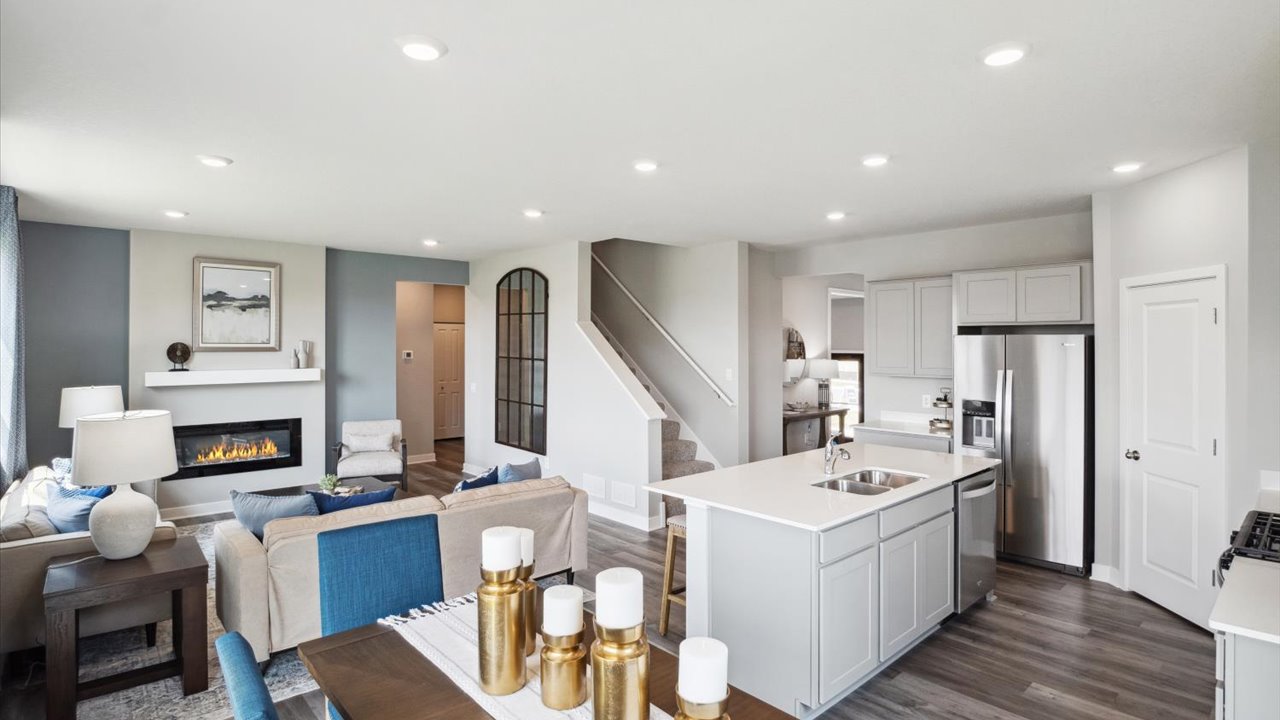 New Home in Rogers, Minnesota at Harvest View by D.R. Horton.