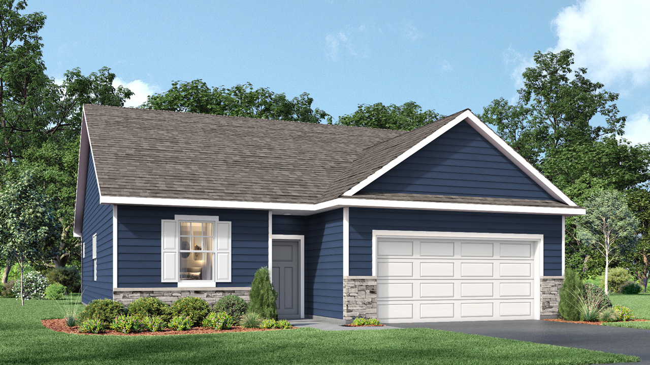 HArmony A elevation with stone