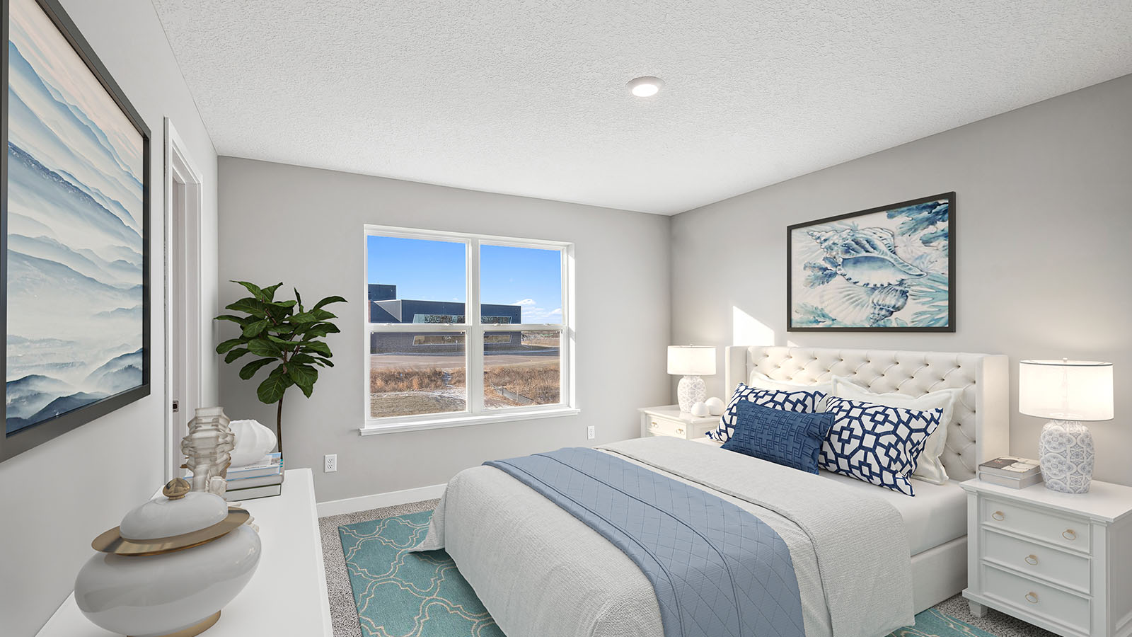 Bedroom 2, flex-office, study, entertainment, game, craft or kids room options, Harvest View By D.R. Horton new home
