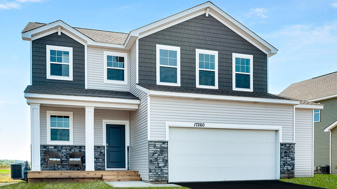 New Home in Rogers, Minnesota at Harvest View by D.R. Horton.