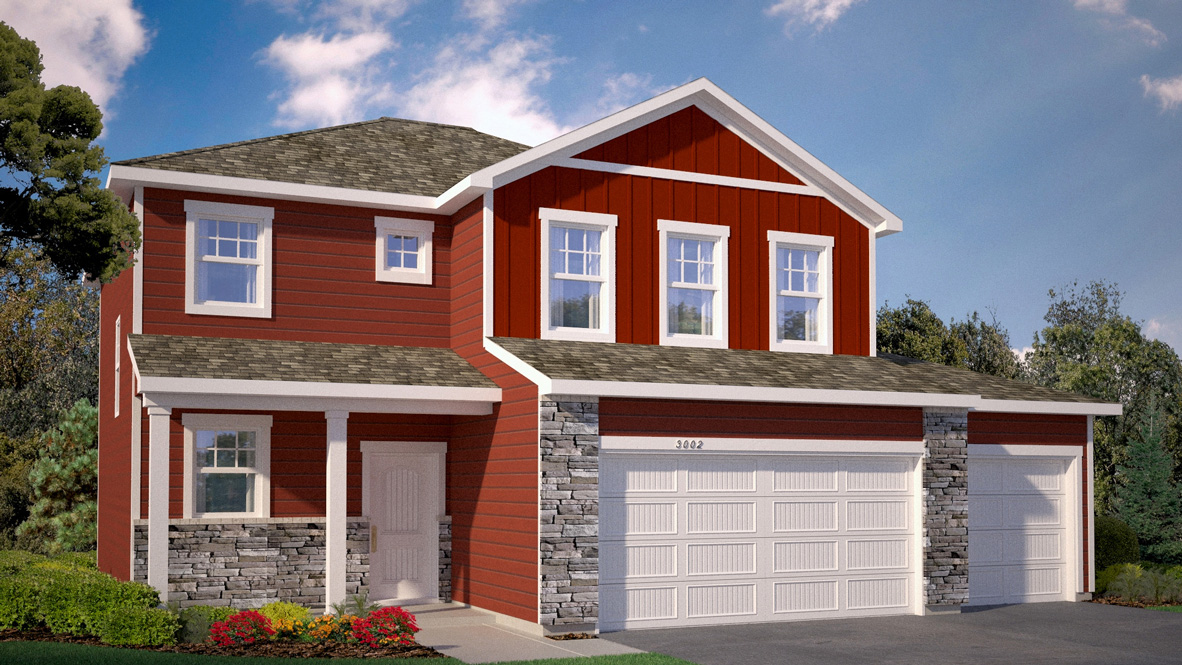 New Home in Rogers, Minnesota at Harvest View by D.R. Horton.