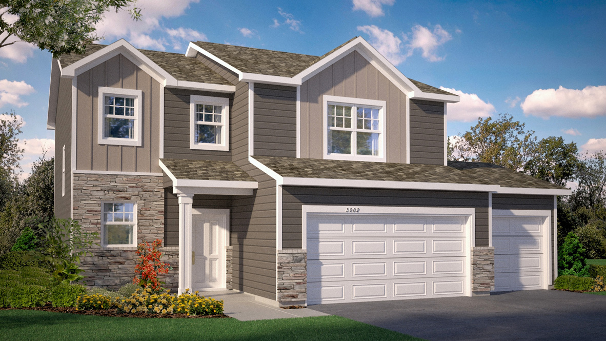 New Home in Rogers, Minnesota at Harvest View by D.R. Horton.