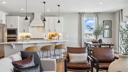 Family room to kitchen.