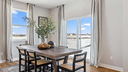 Informal dinette area.