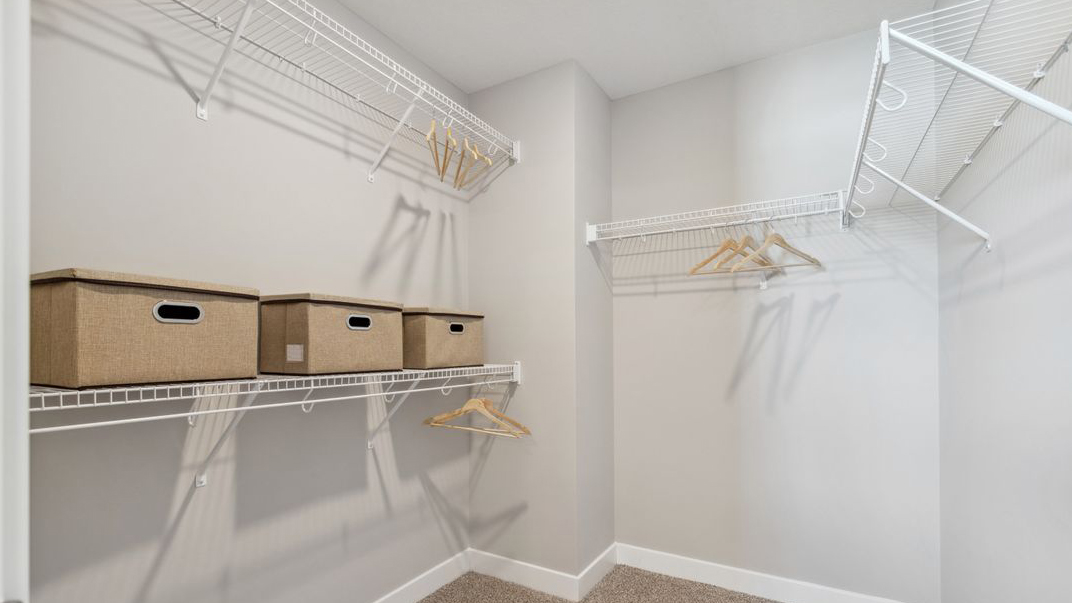 One of two walkin closets.