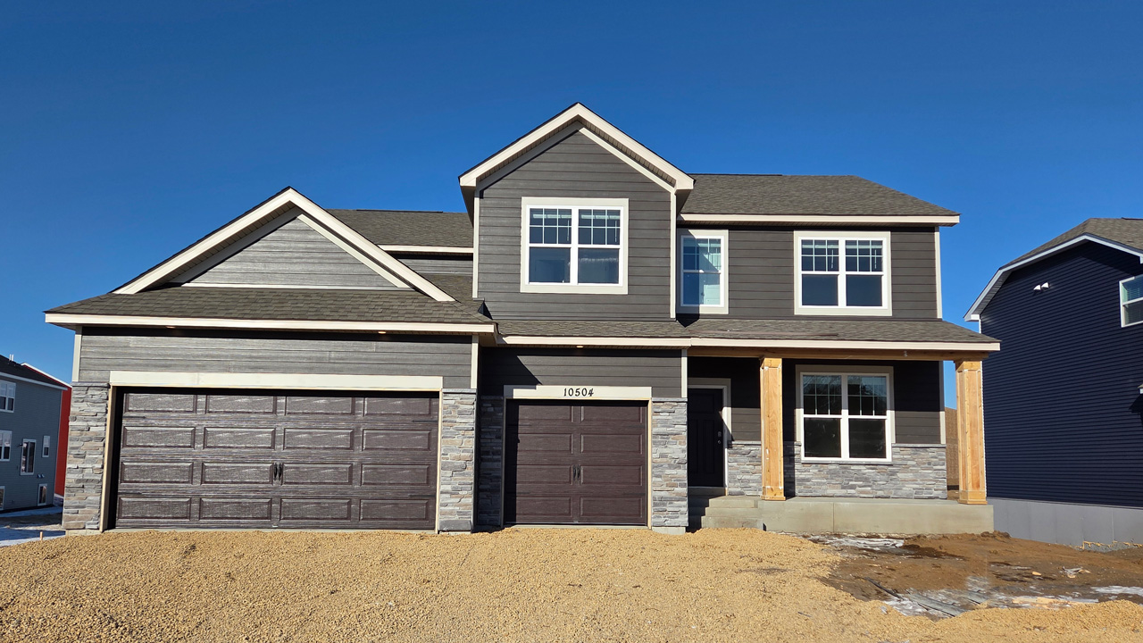 Exterior of the actual home.