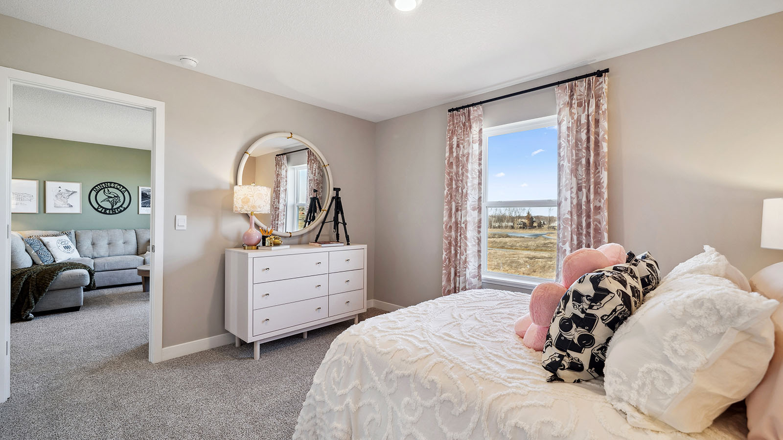 Bedroom 3 offering flexible use for office, study, or guest room