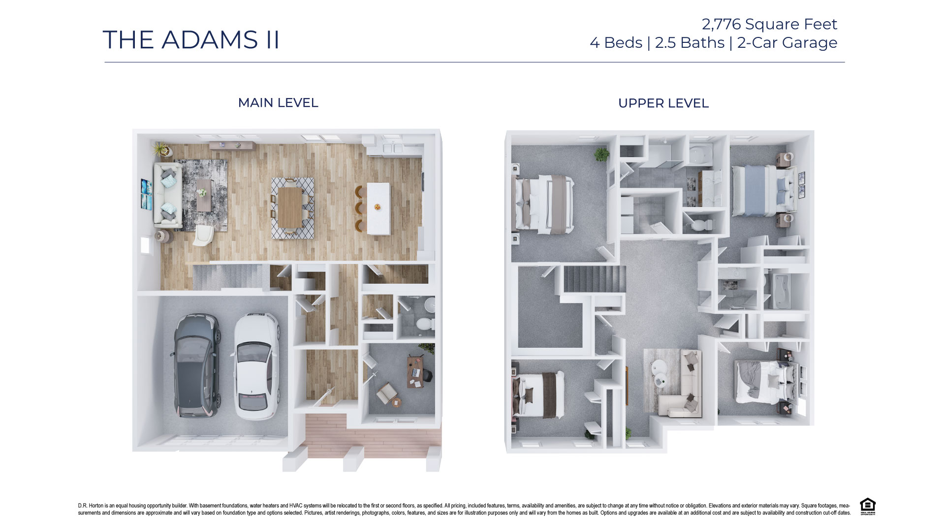 Adams 3D floorplan