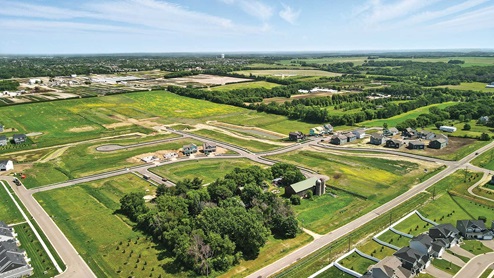 Aerial view of the community.