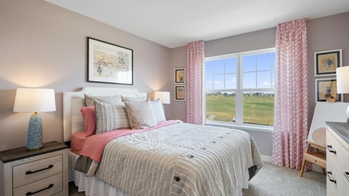 Secondary bedroom with walk-in closet.