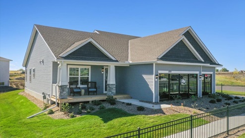 Model home exterior.