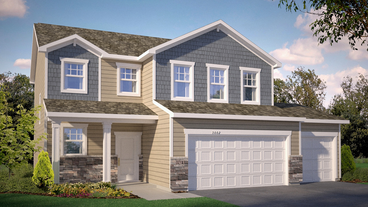 Renderings of the exterior elevations.