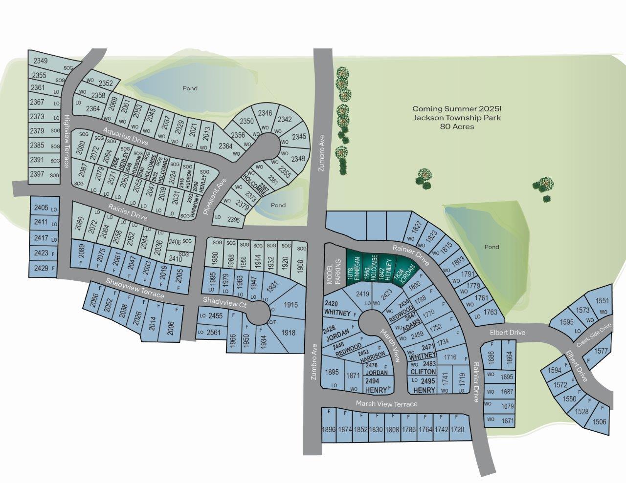 Static Lot Map