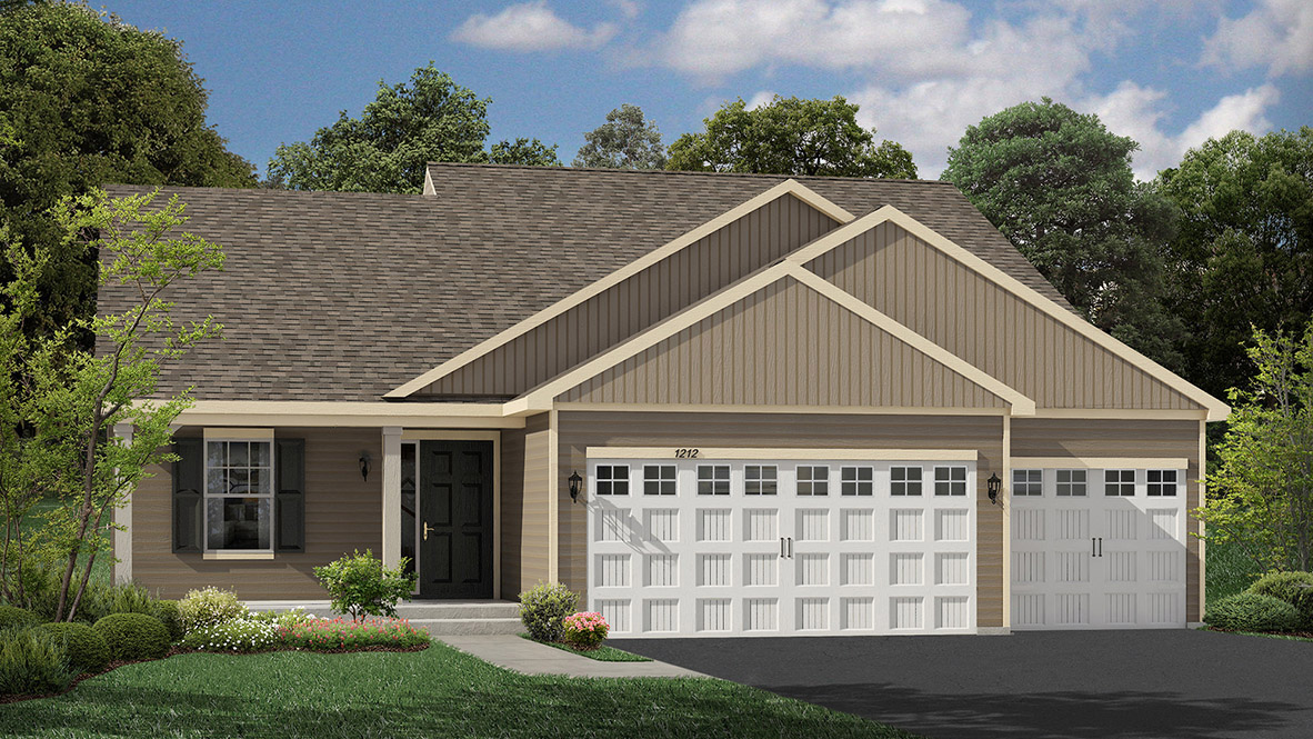 Rendering of Rushmore Heartland Cottage elevation