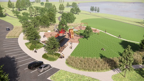 New Jackson Township Park in Shakopee, Minnesota.