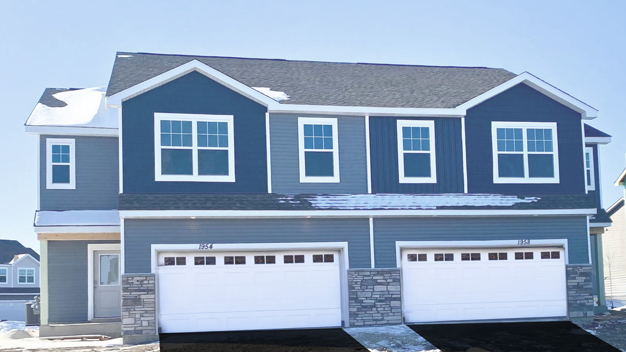 Exterior of the actual home.