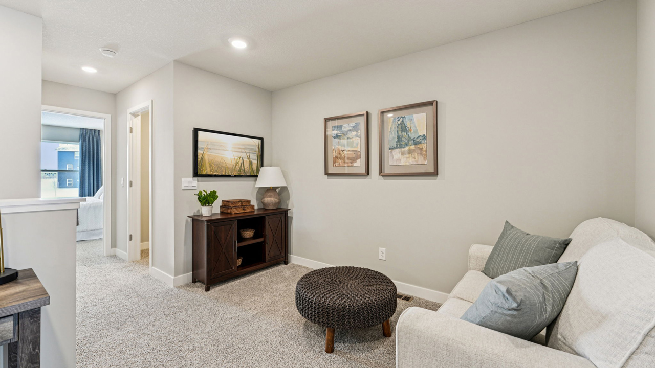 Upper level loft area.