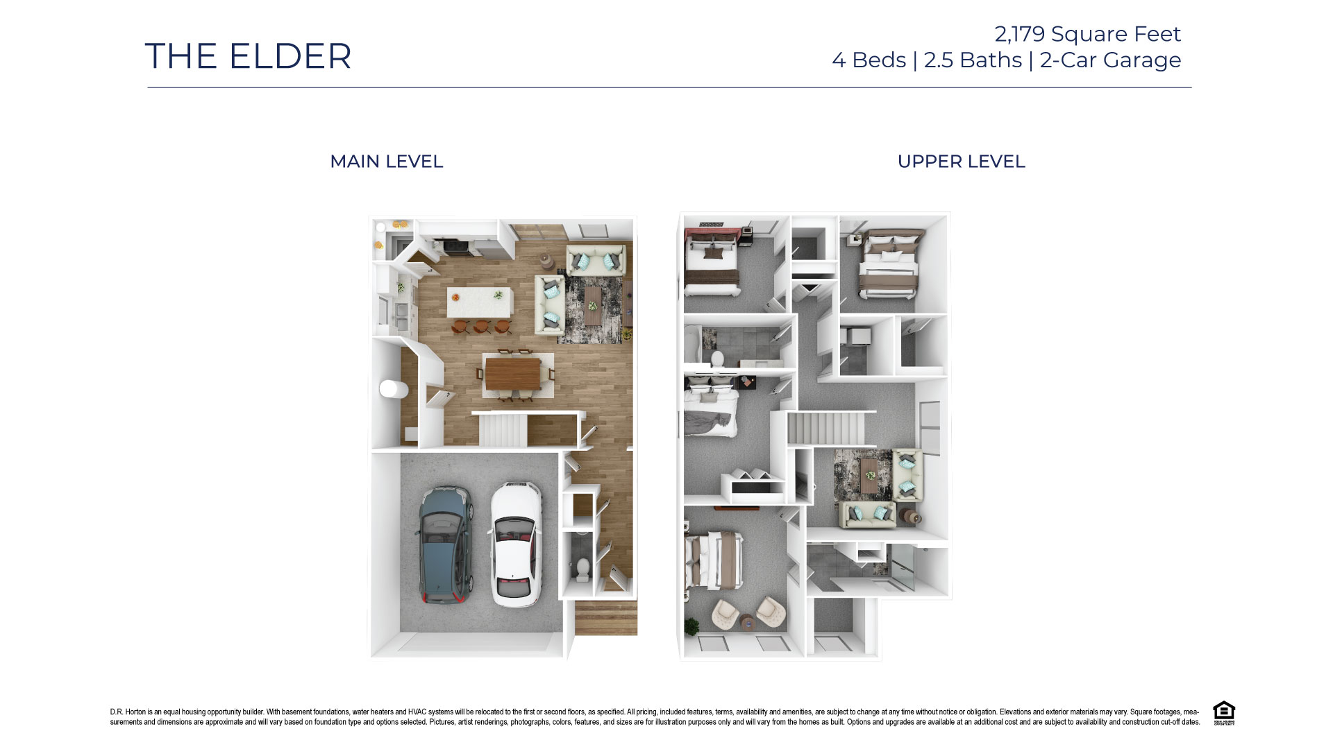 3D interior floor plan.