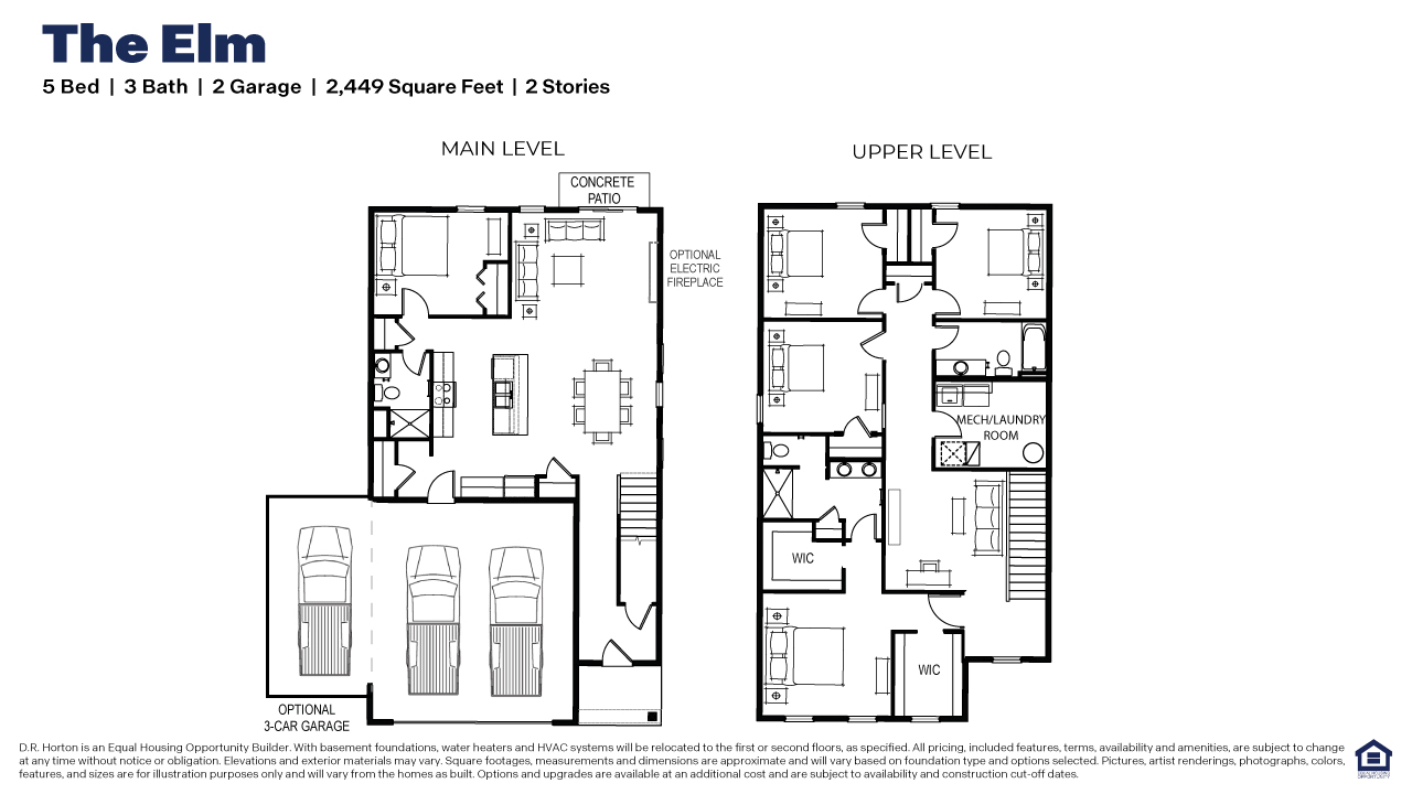 Elm standard floorplan