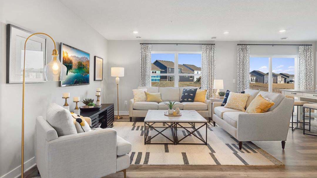 Townhome series in Maplewood, Minnesota.