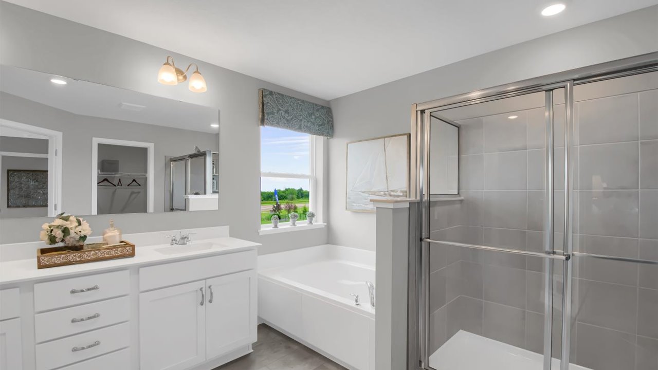 Bedroom suite private bath.