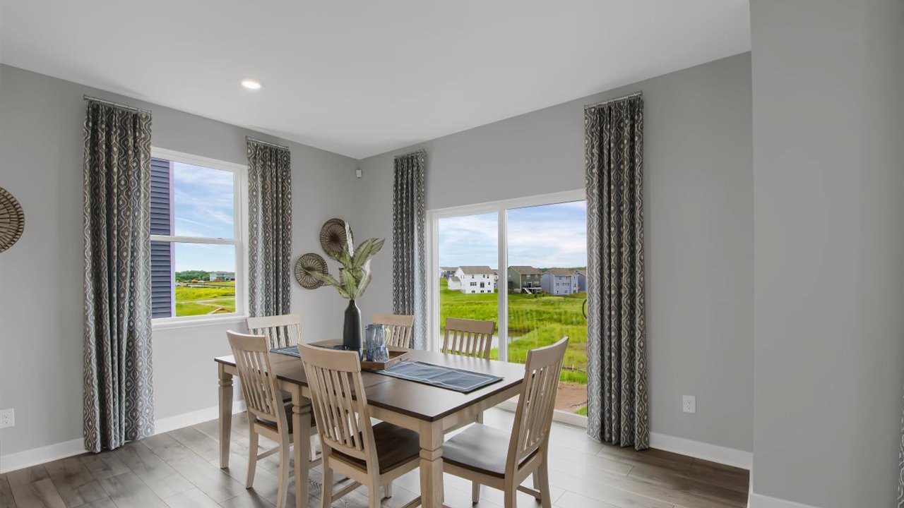 Informal dining room.