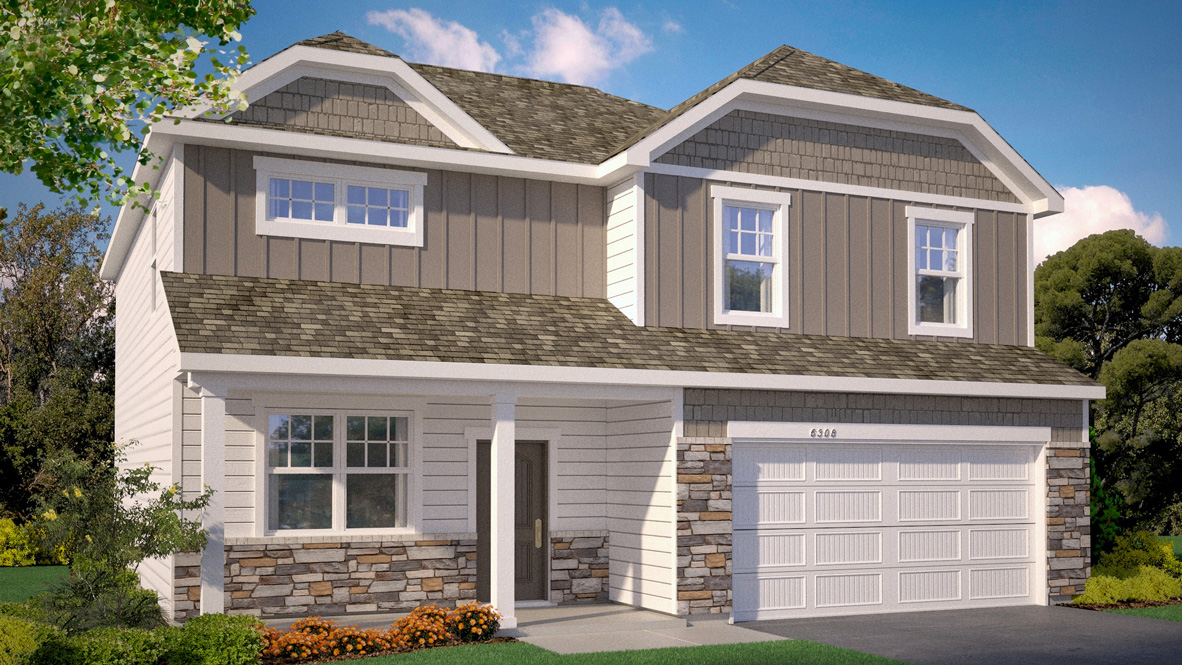 Exterior elevation options.