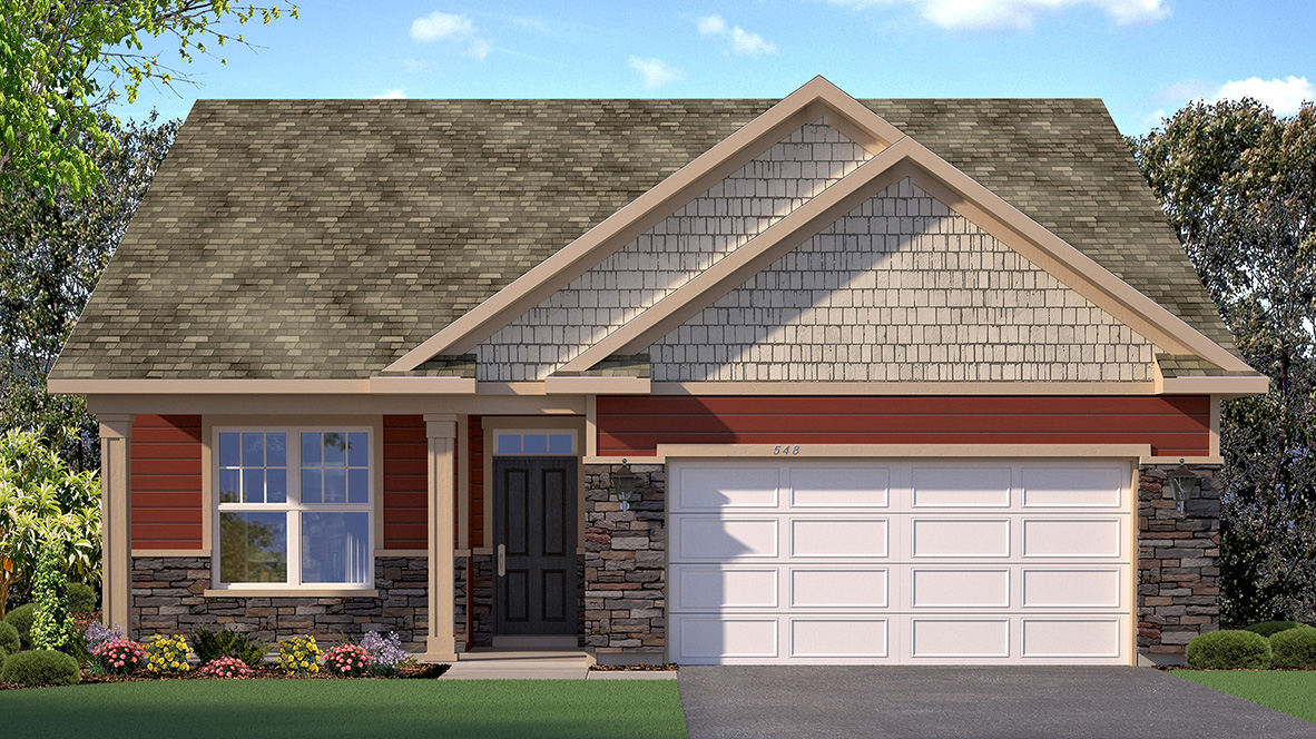 New Home in Rogers, Minnesota at Big Woods by D.R. Horton.