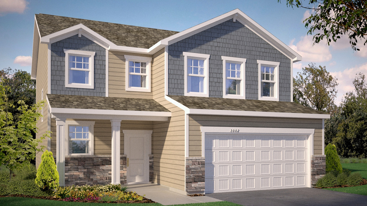 New Home in Rogers, Minnesota at Big Woods by D.R. Horton.