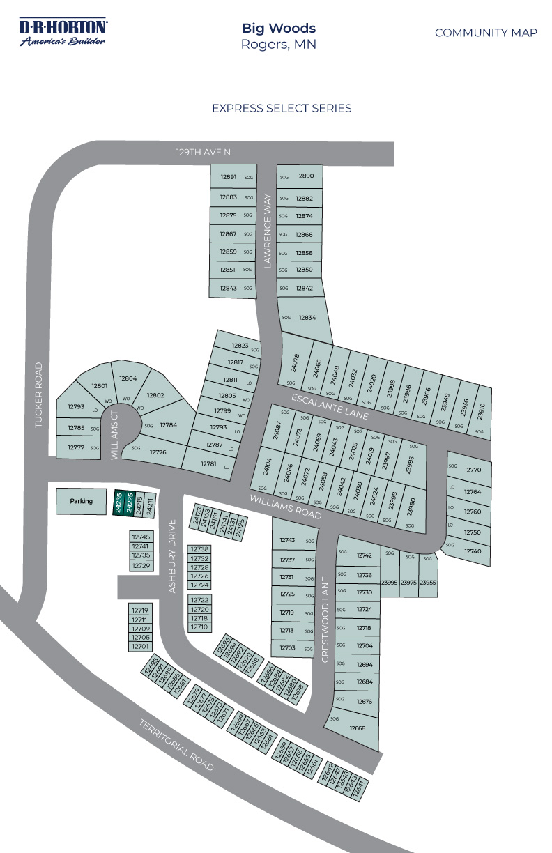 Static Lot Map