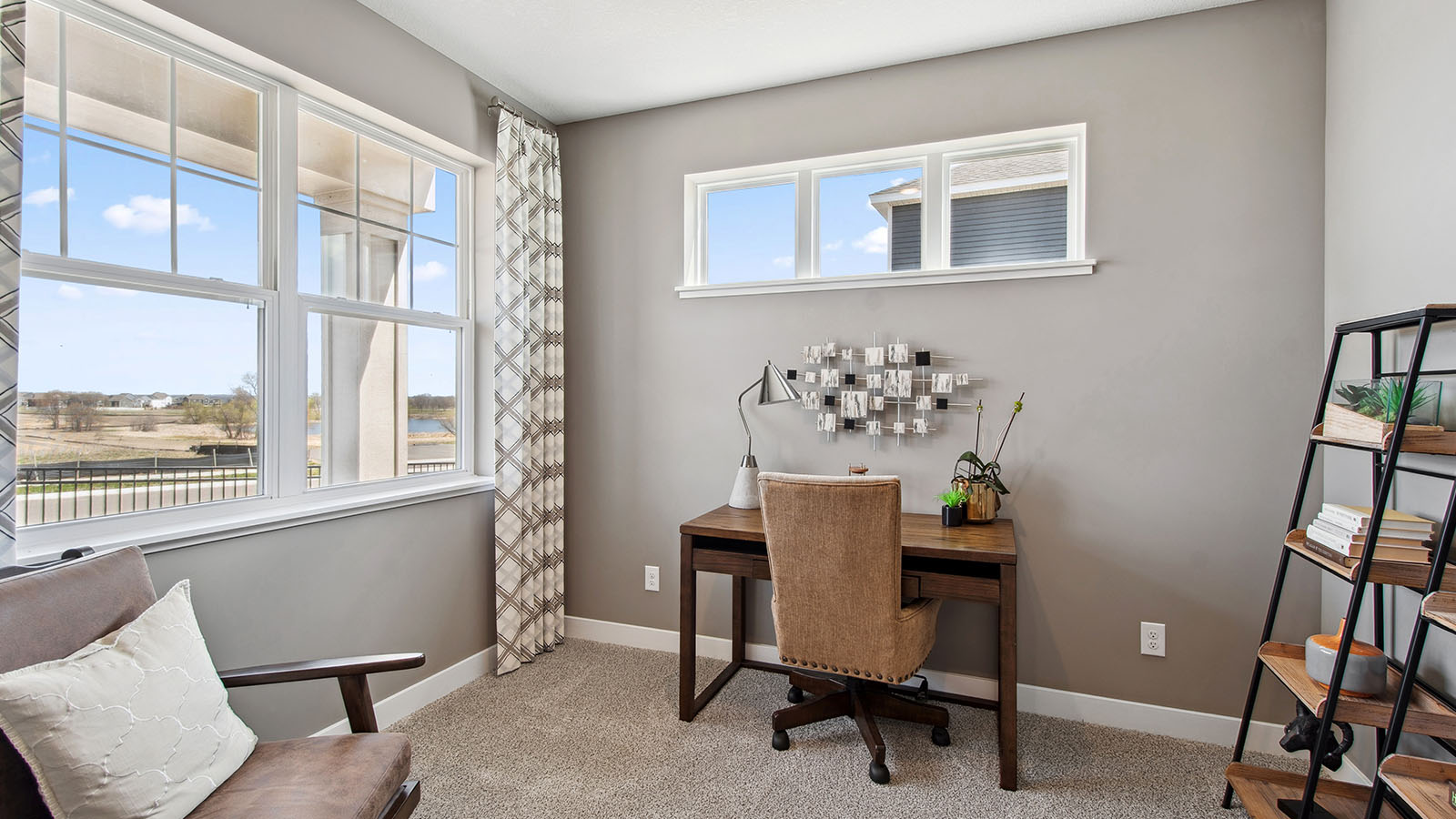 Main level study or flex room.