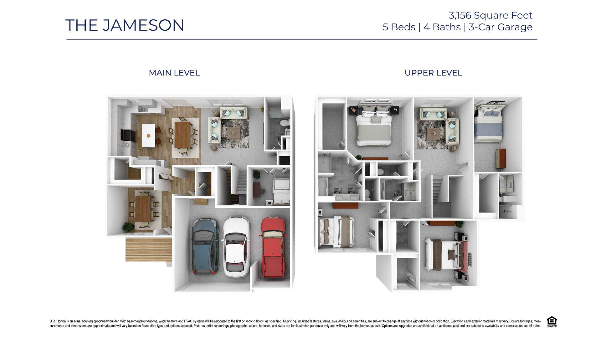 Jameson 3D floor plan