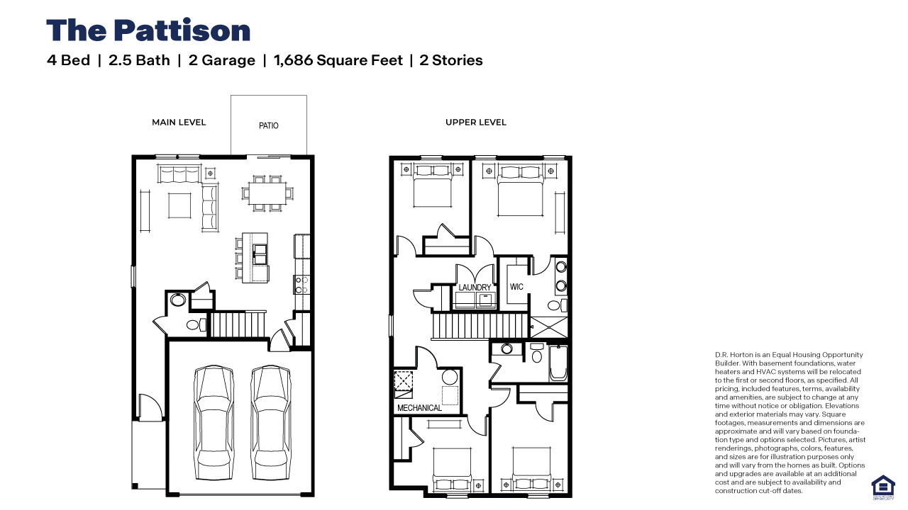 The Pattison floor plan.