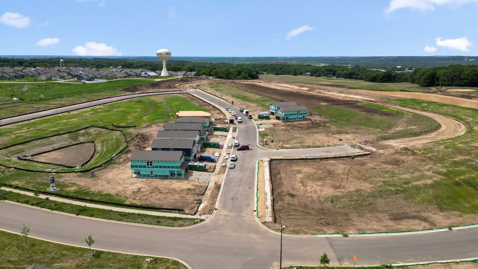 Aerial photos of Bluff View in Shakopee, Minnesota.
