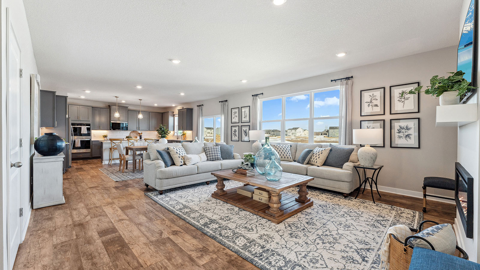 Two-story Tradition series of homes for sale in Shakopee, Minnesota.