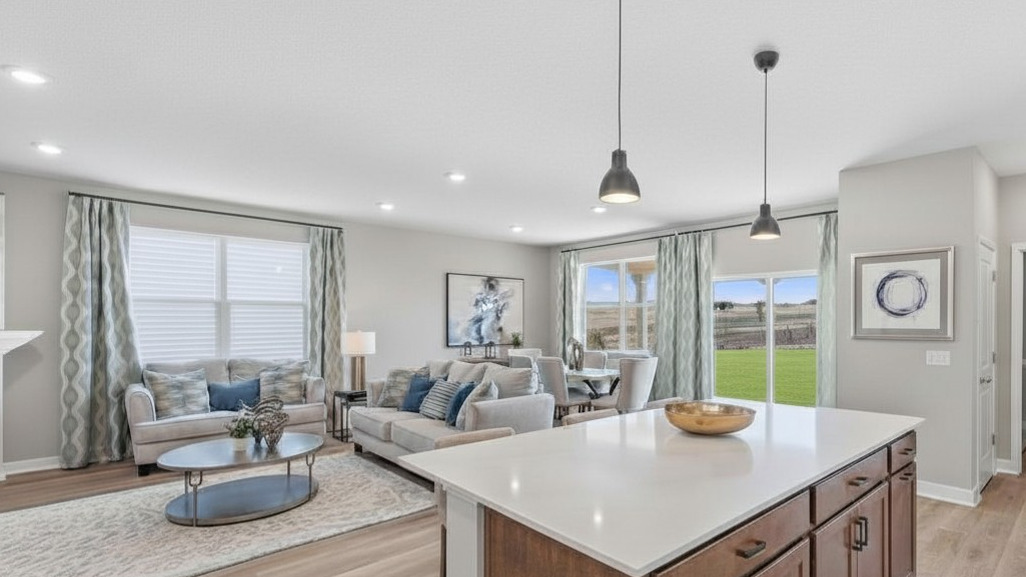 Clifton II model home in Bluff View Freedom Series